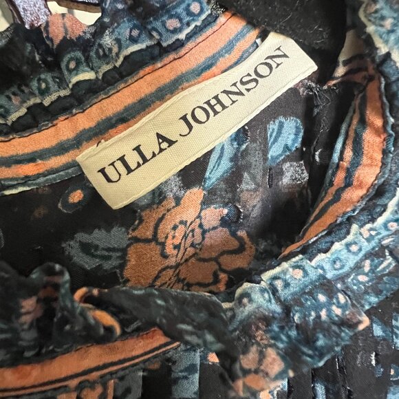 Ulla Johnson Silk Georgette Midi Dress - Picture 6 of 6